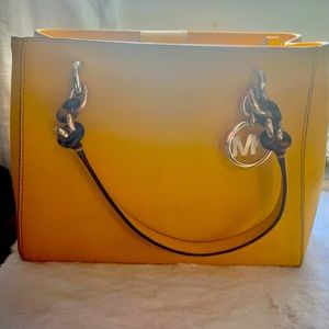 Michael Michael Kors Bags | Michael Kors Yellow Multi-Compartment Handbag |